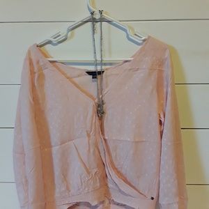 American Eagle V neck Blouse